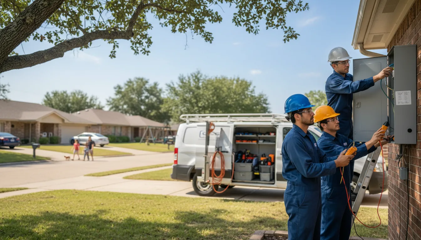 Certified electrician providing emergency electrical services in Tecumseh, MO